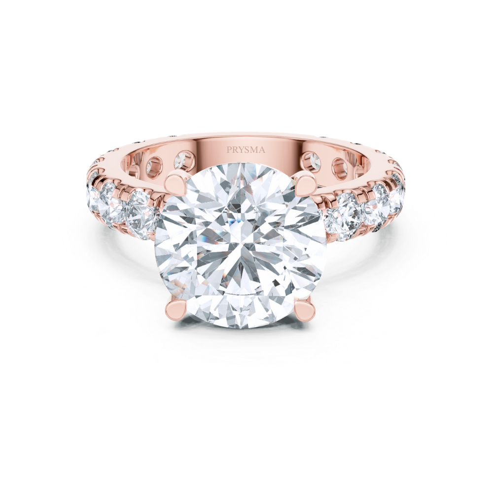 Lustrous Legacy Round Cut Diamond Ring