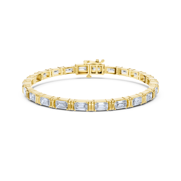 Emerald Diamond Tennis Bracelet