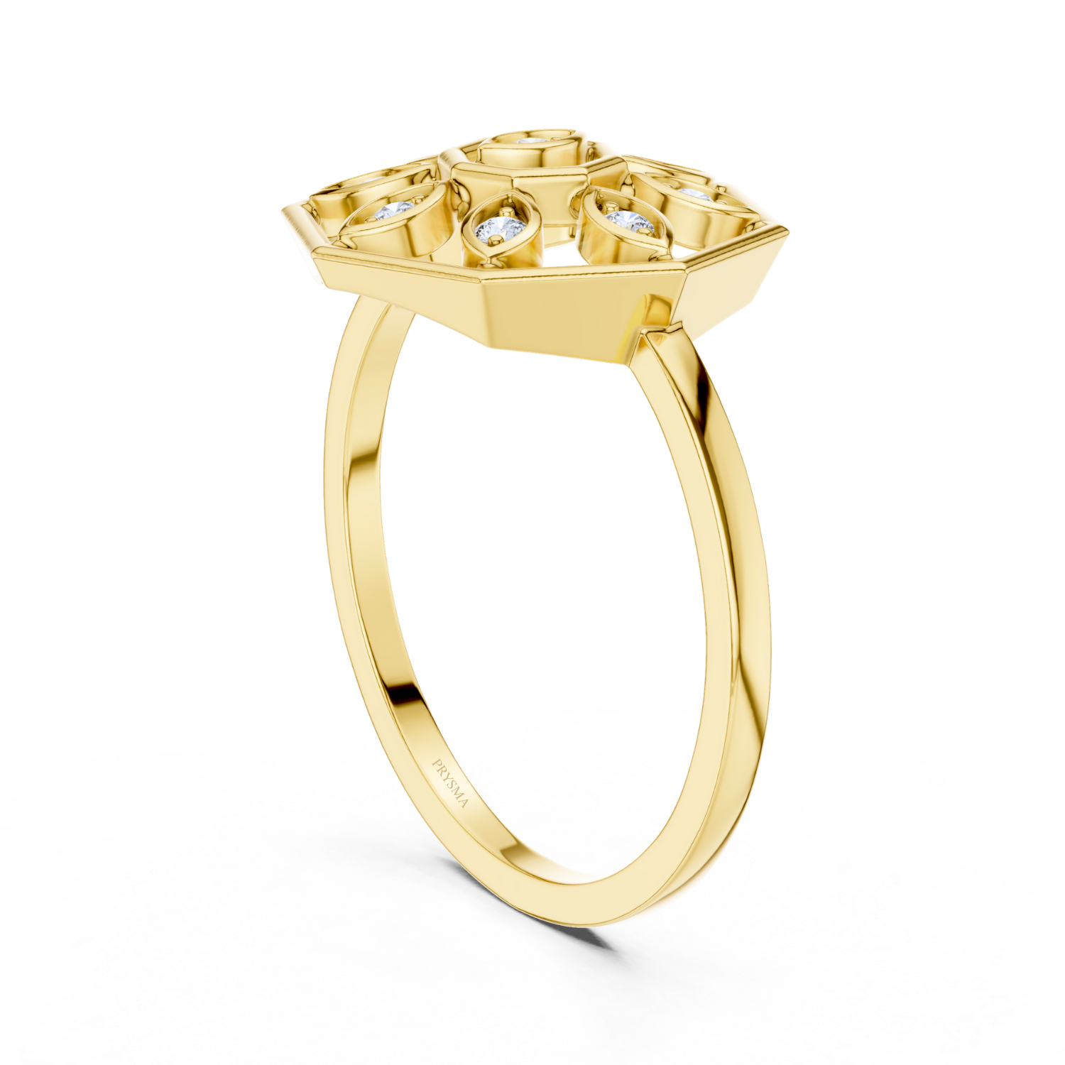 Blossom Radiant Diamond Ring