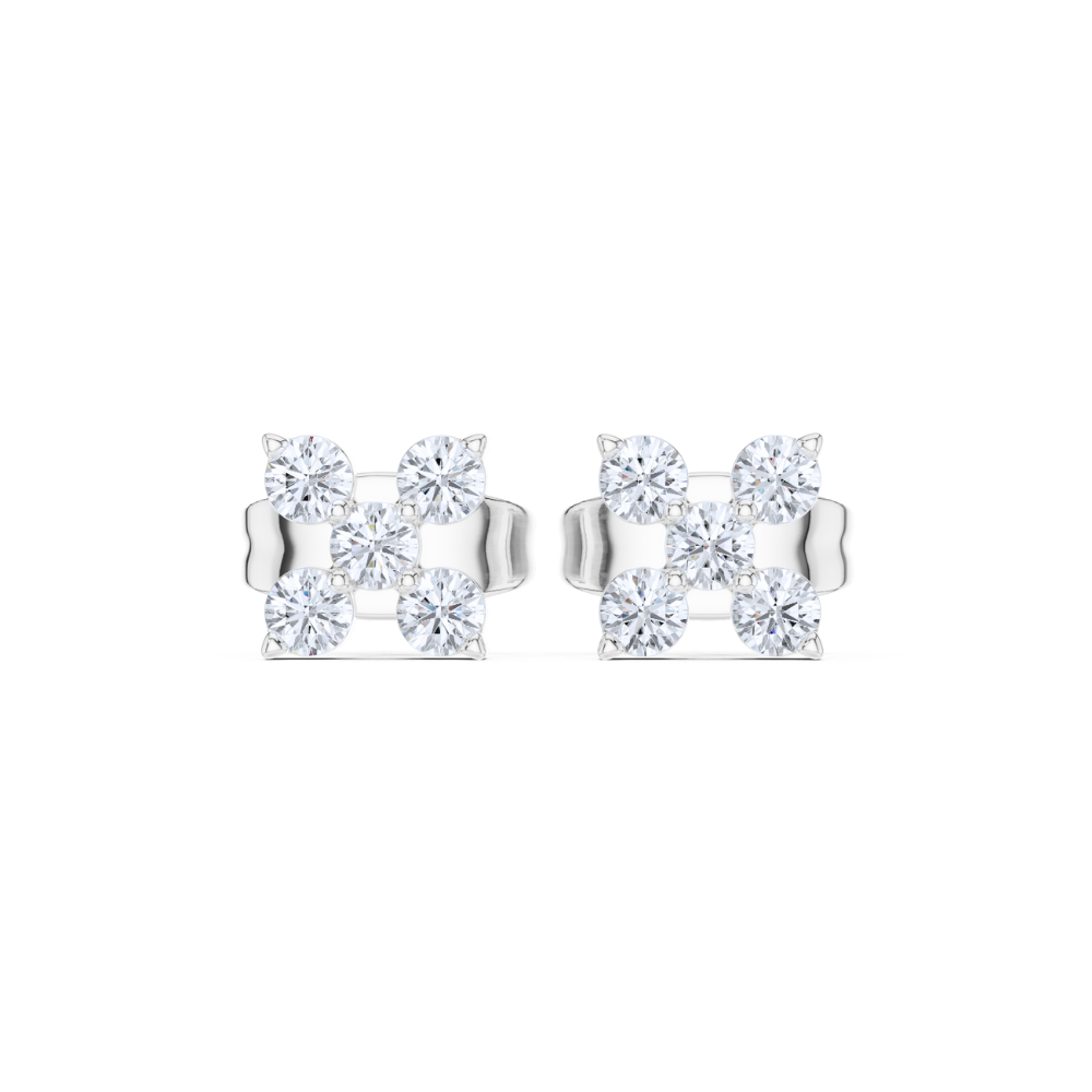 Classic Quad Sparkle Studs