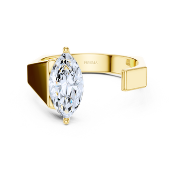 Marquise Axis Solitaire Ring