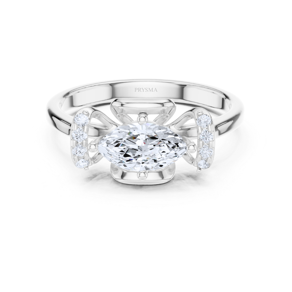 Marquise Radiance Embrace Ring