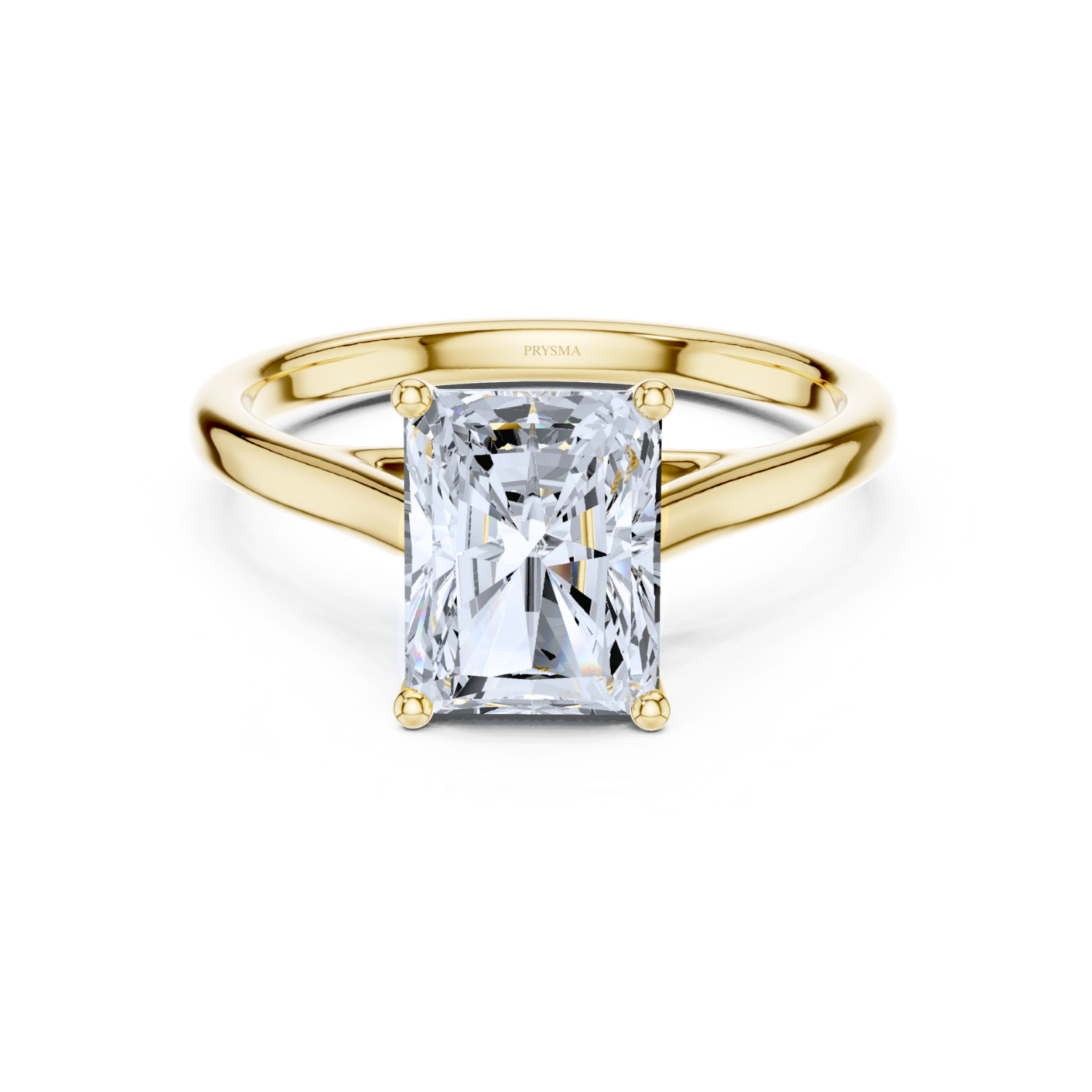 Luxe Radiant Cut Solitaire Ring