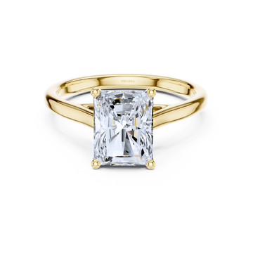 Luxe Radiant Cut Solitaire Ring
