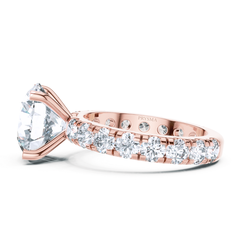Lustrous Legacy Round Cut Diamond Ring
