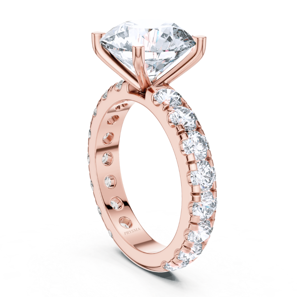 Lustrous Legacy Round Cut Diamond Ring