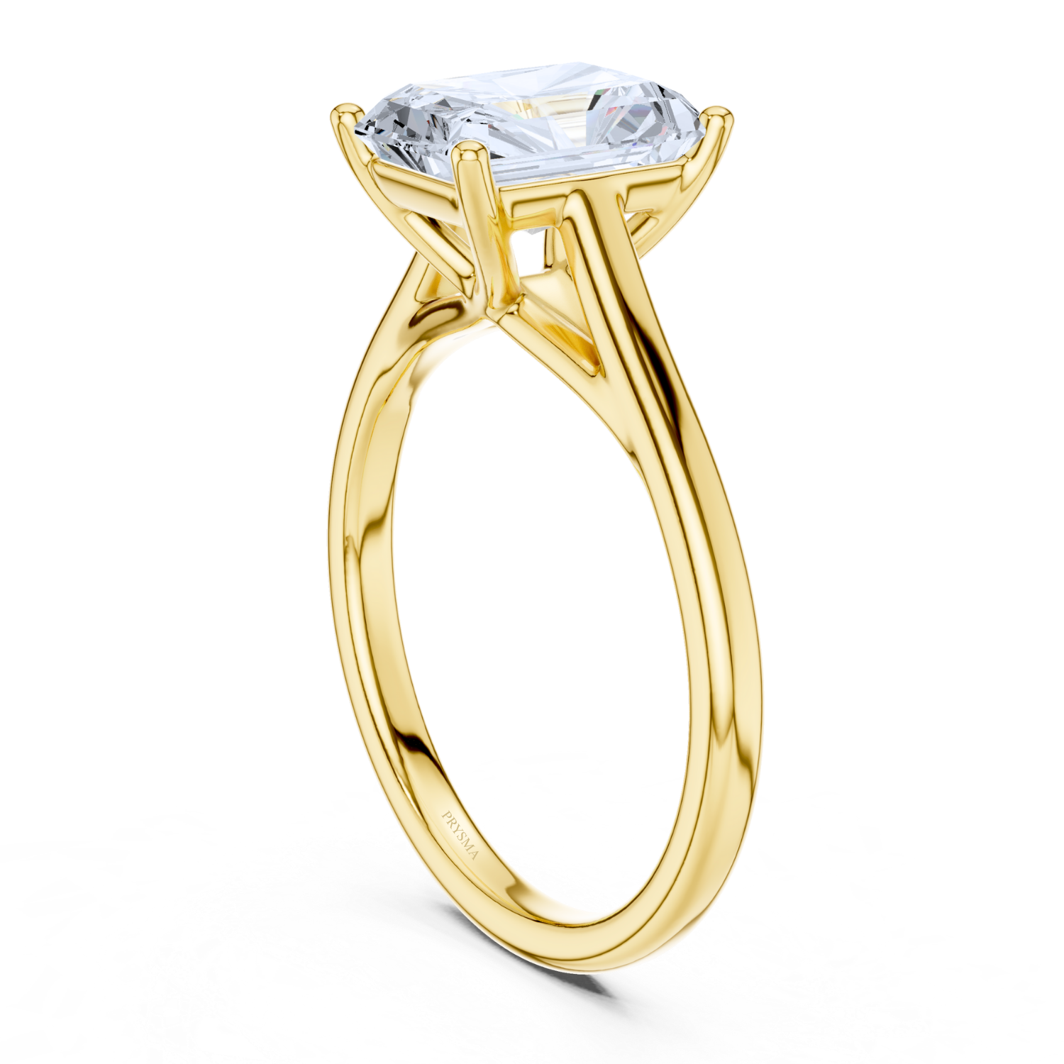 Luxe Radiant Cut Solitaire Ring
