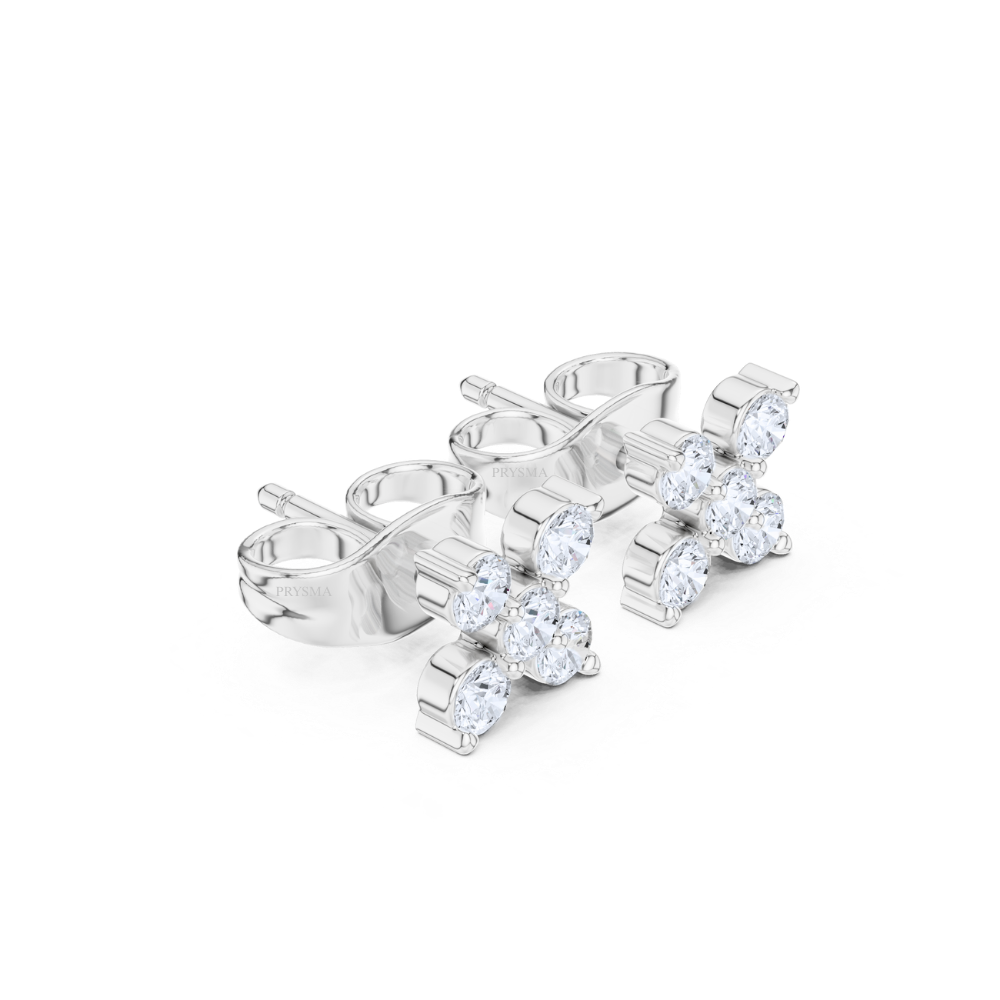 Classic Quad Sparkle Studs
