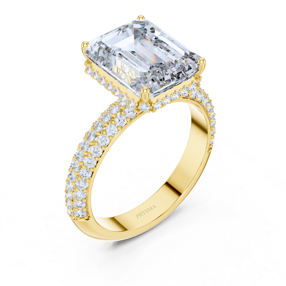 Lumiera Grandeur Emerald Ring