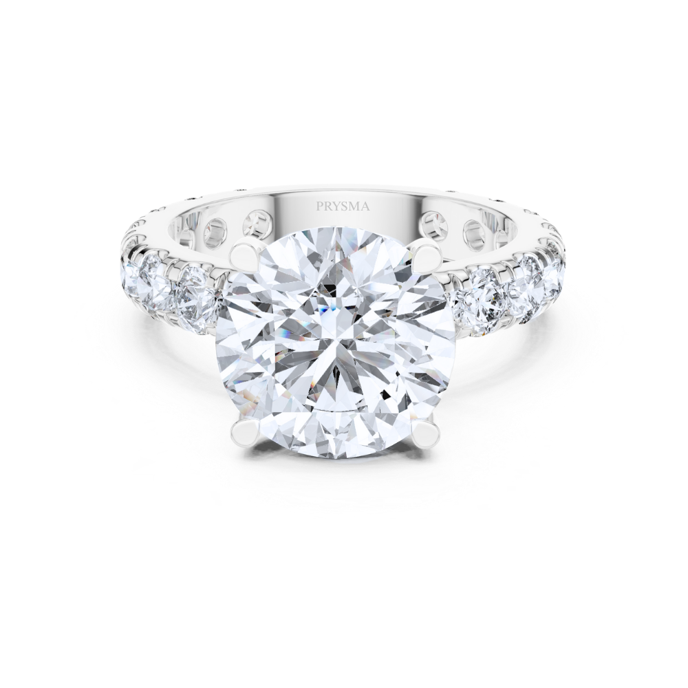 Lustrous Legacy Round Cut Diamond Ring