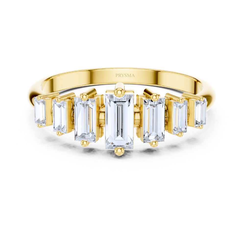 Aurora Baguette Ring