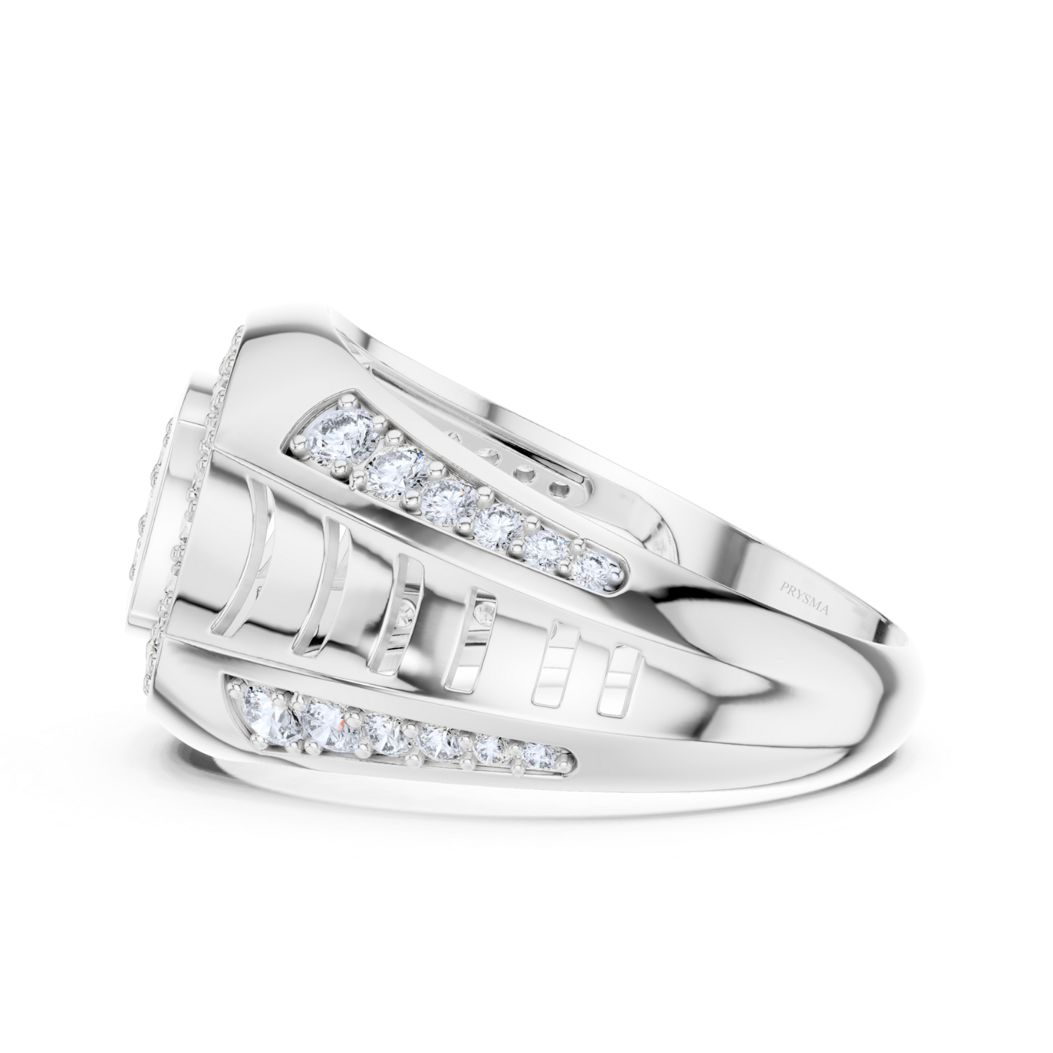 Majestic Ladder Diamond Ring