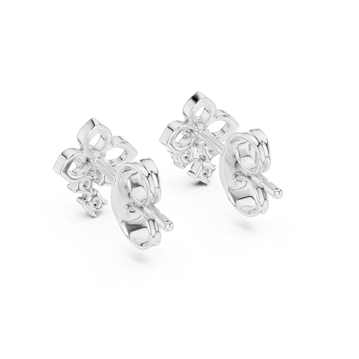 Fleur Diamond Drop Earrings