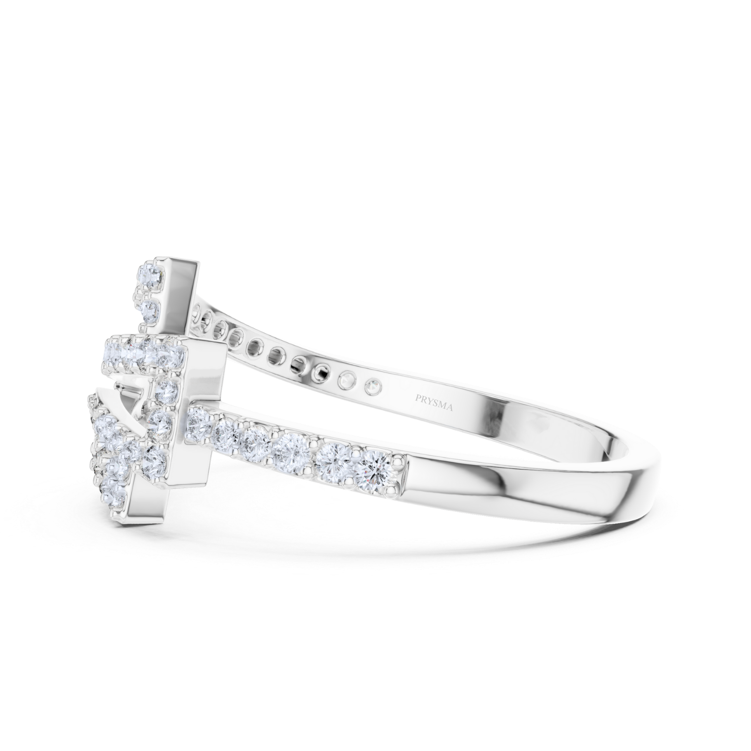 Geometric Grace Diamond Ring