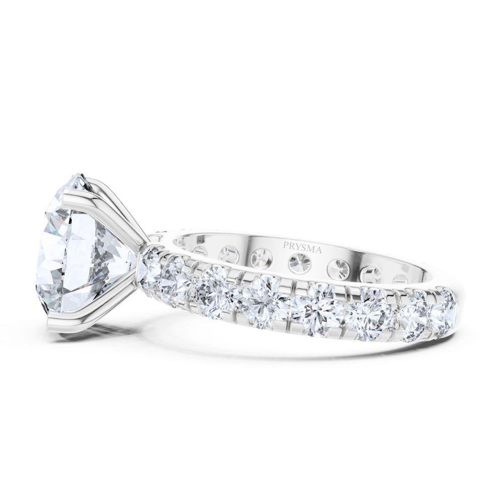 Lustrous Legacy Round Cut Diamond Ring