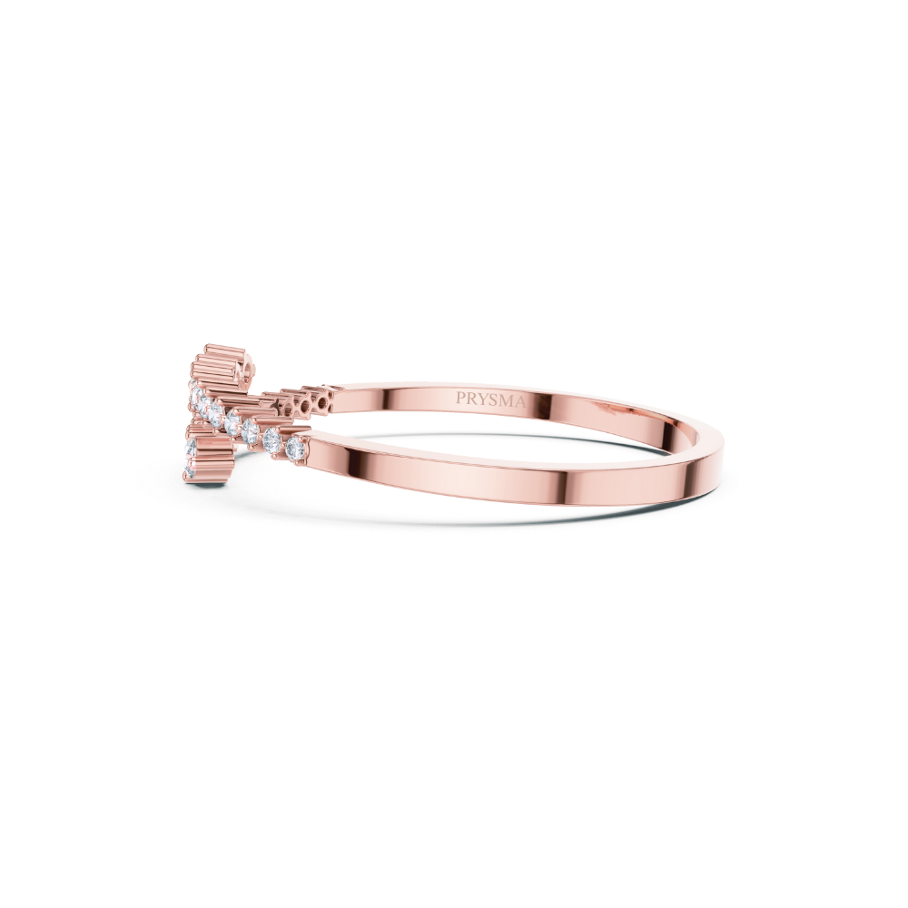 Vera Dual-Arrow Diamond Bangle