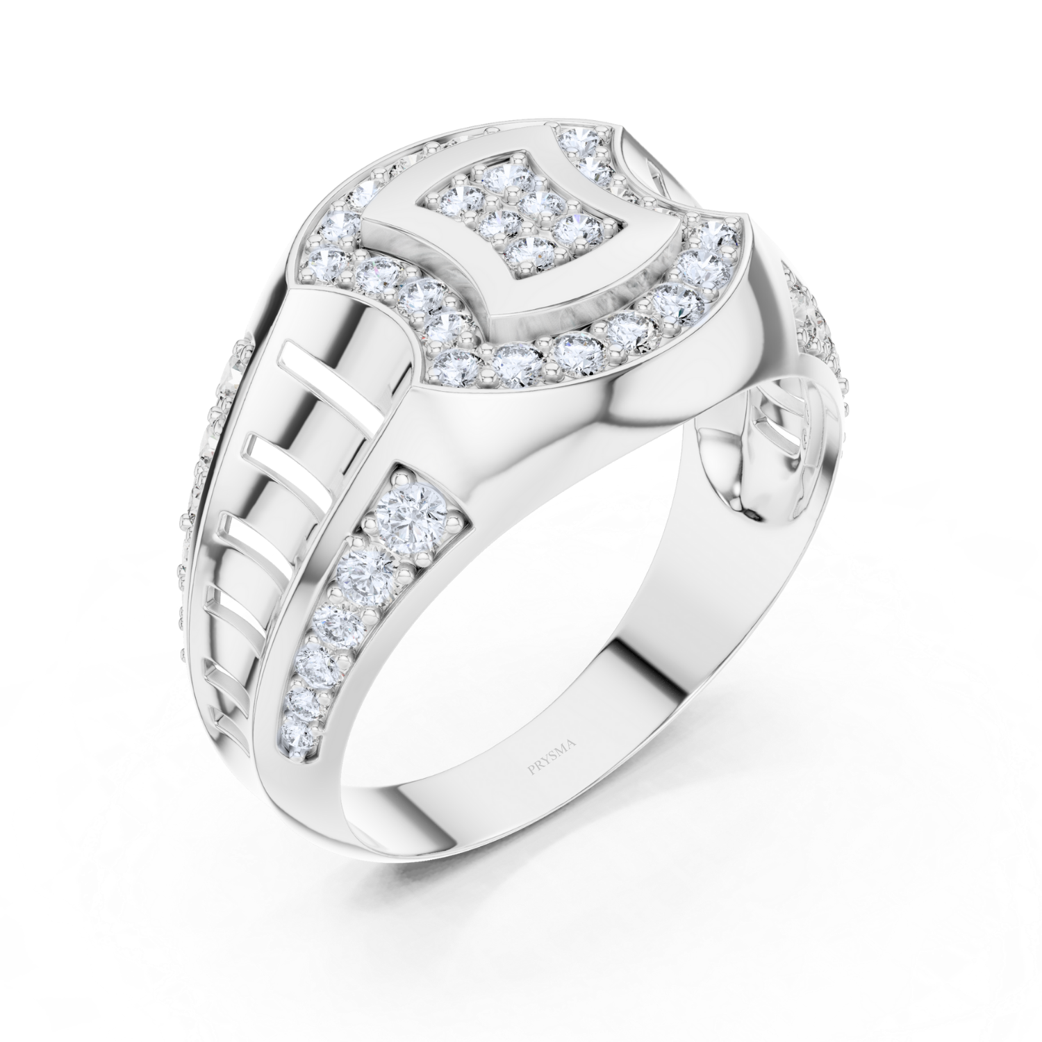 Majestic Ladder Diamond Ring