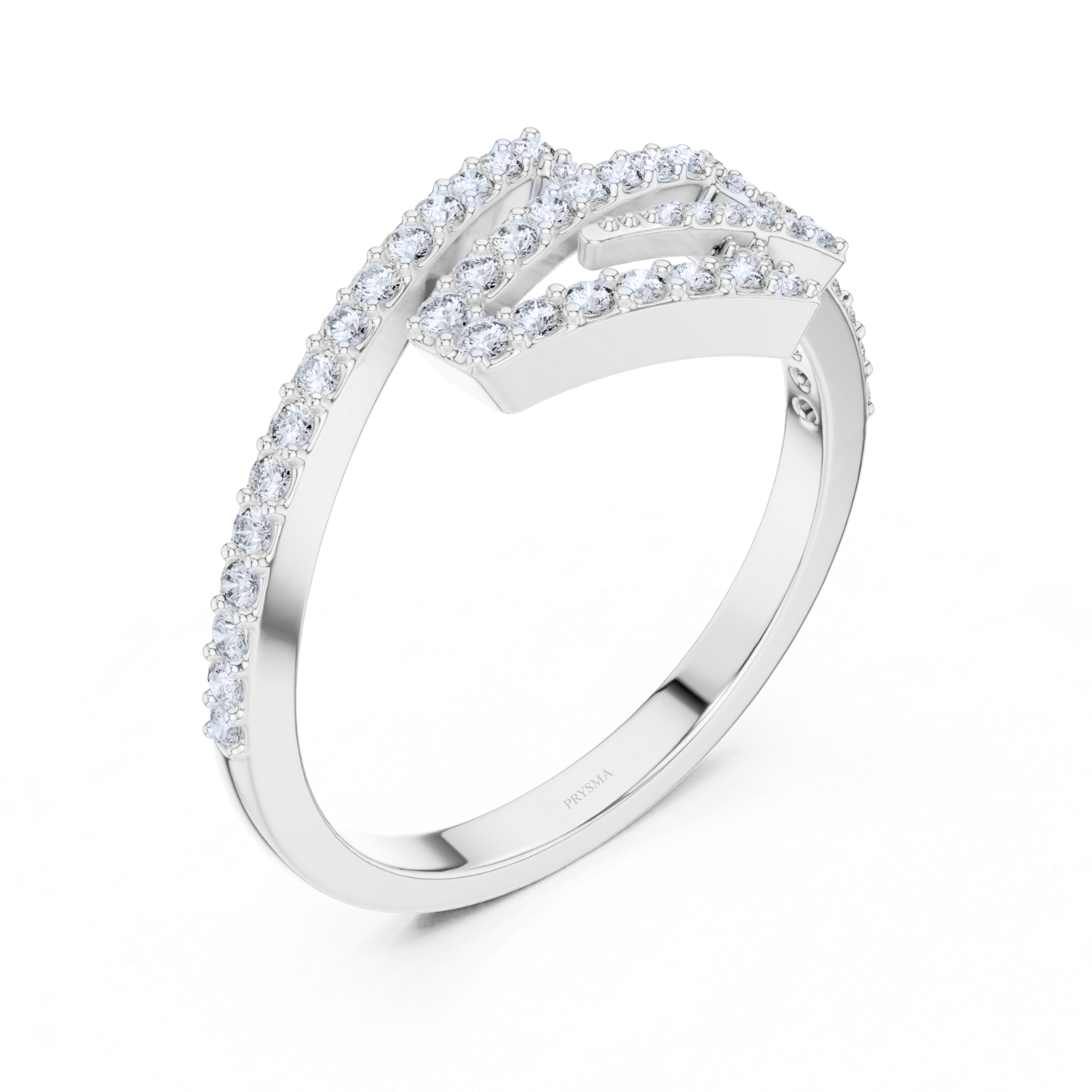 Geometric Grace Diamond Ring