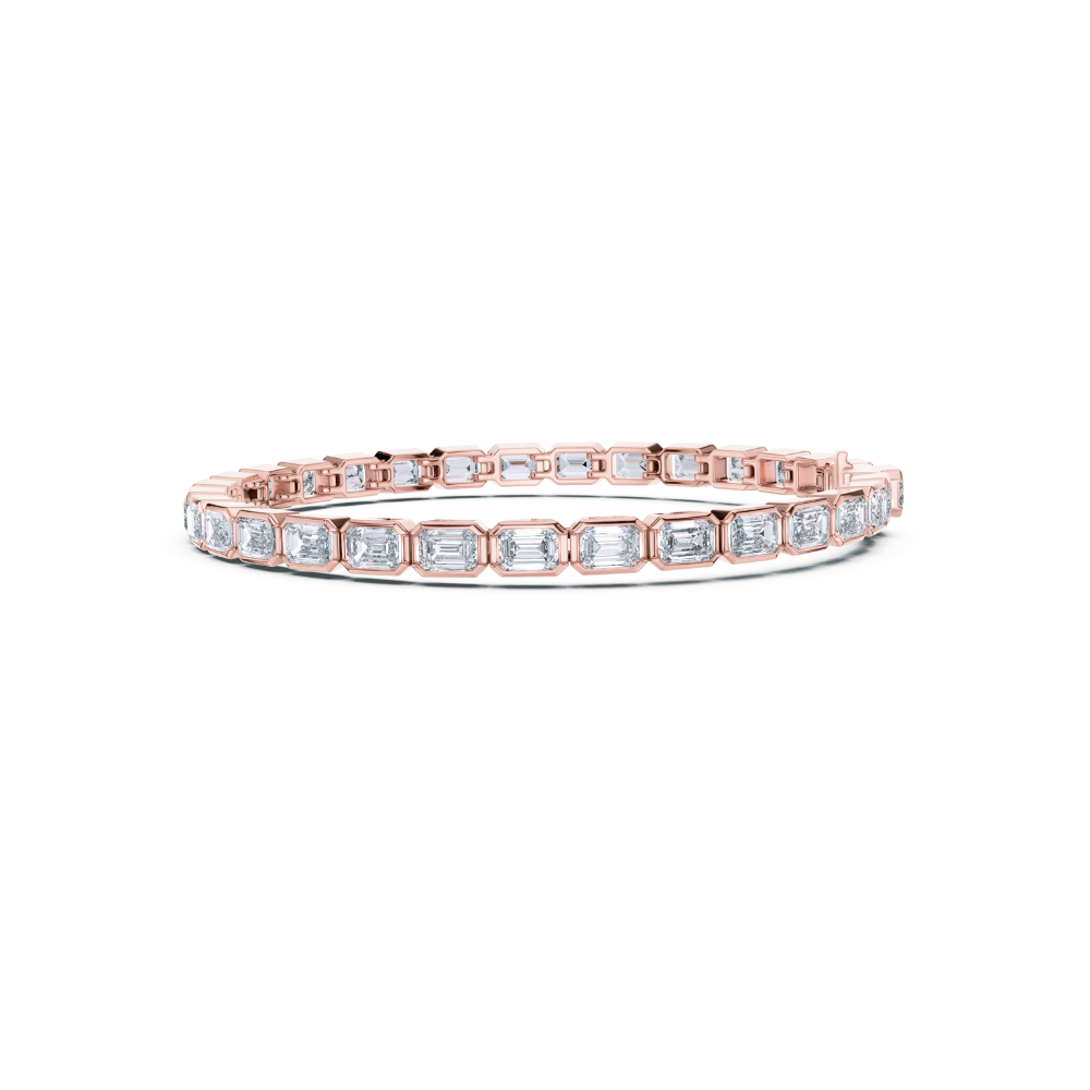 Regalia Emerald-Cut Diamond Tennis Bracelet