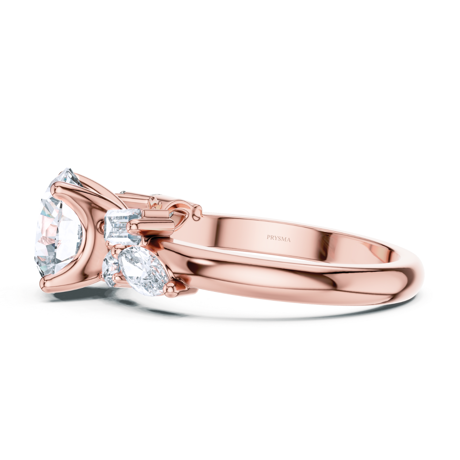 Luxe Radiance Multi-Cut Diamond Ring