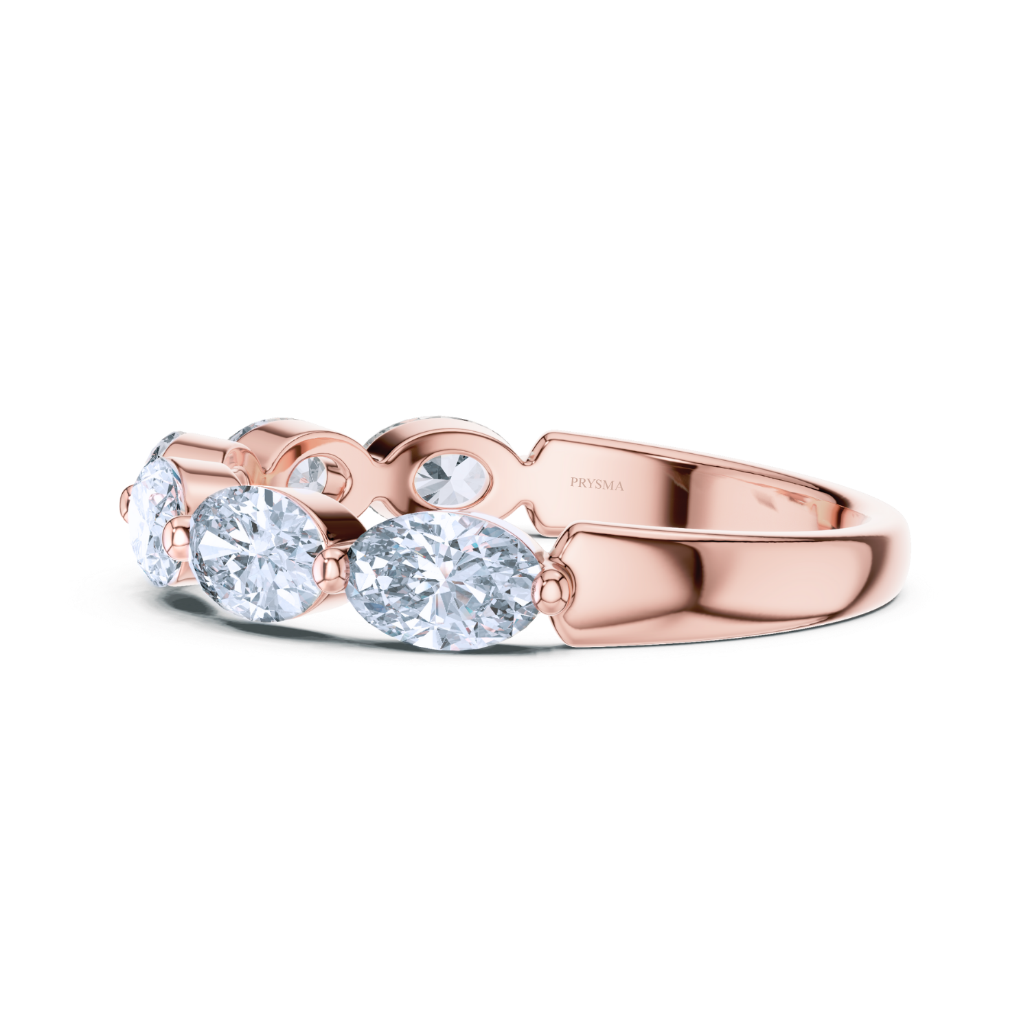 Oval Elegance Diamond Eternity Band