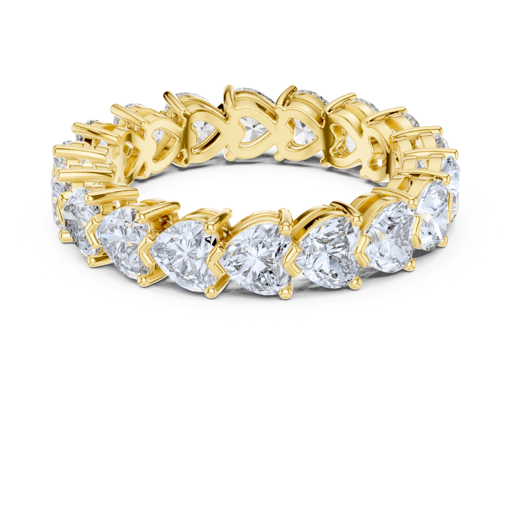 Heartlink Radiant Eternity Ring