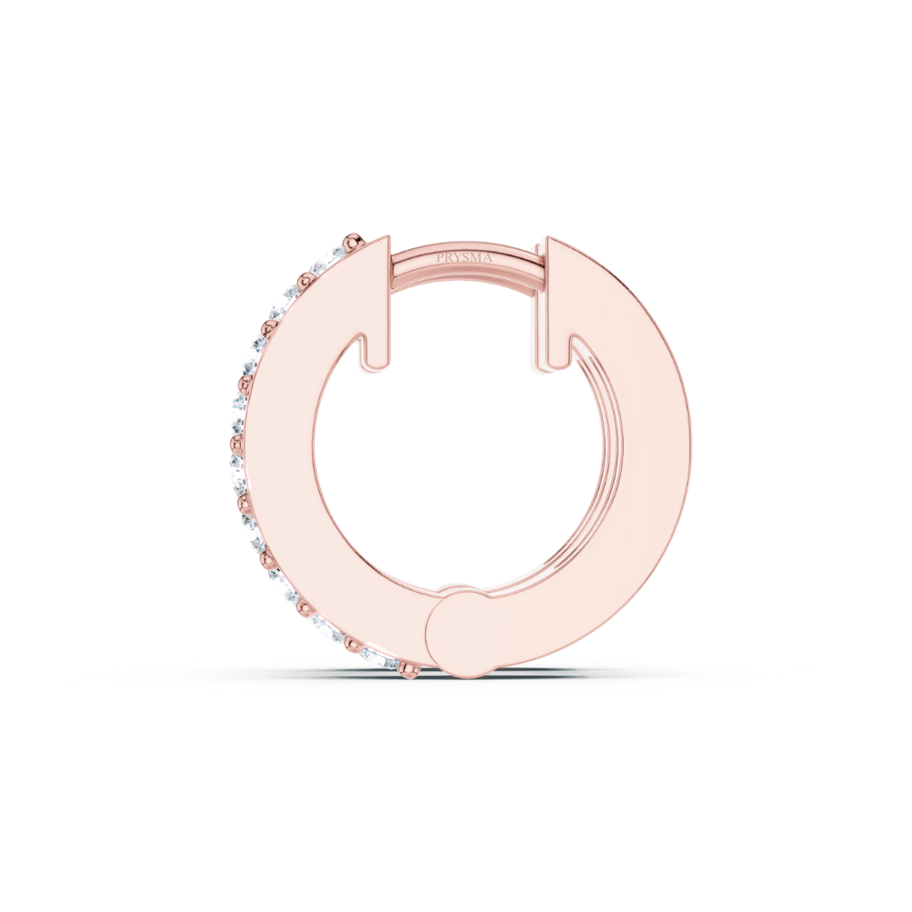 Eternal Glow Diamond Hoop Earrings