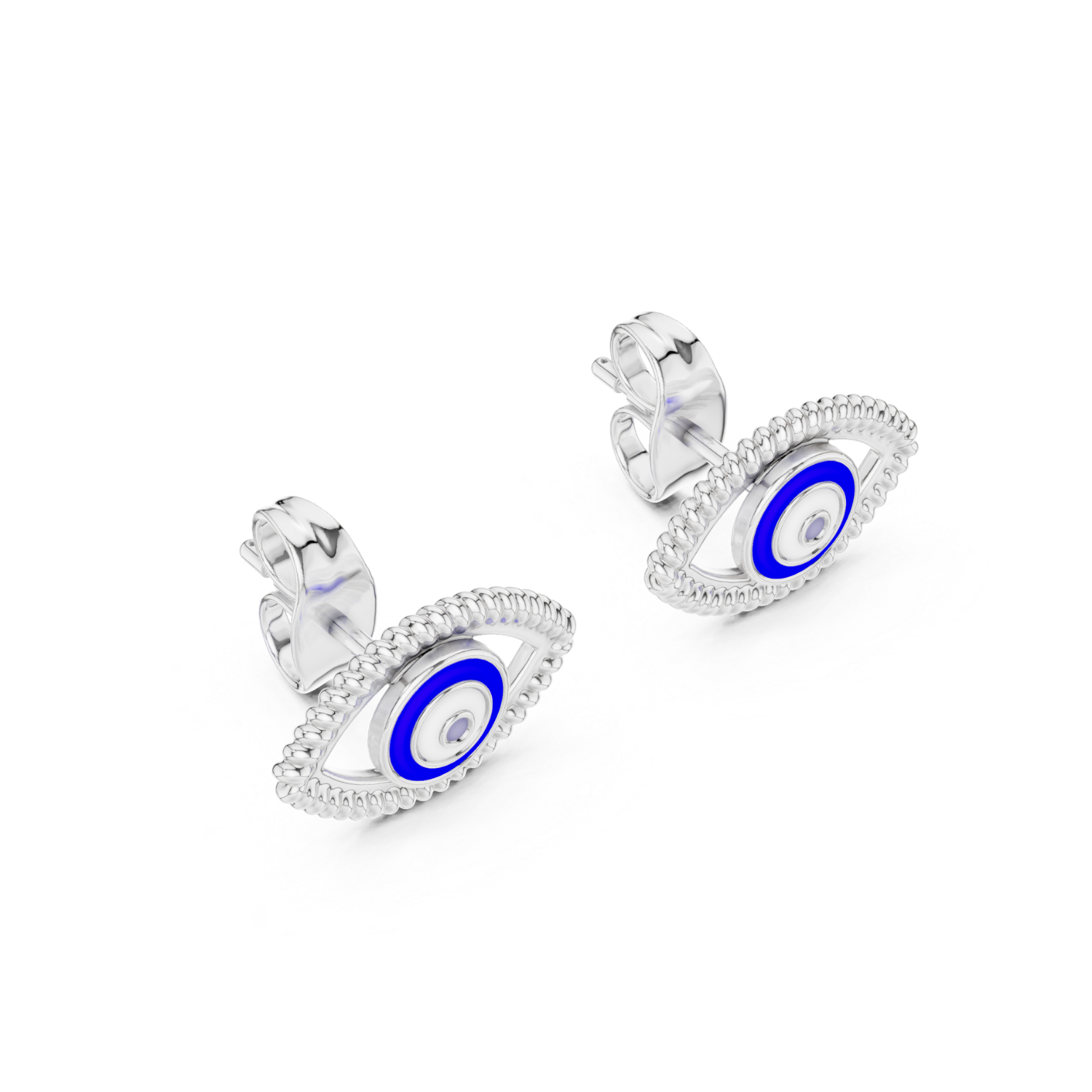 Evil Eye Protection Stud Earrings