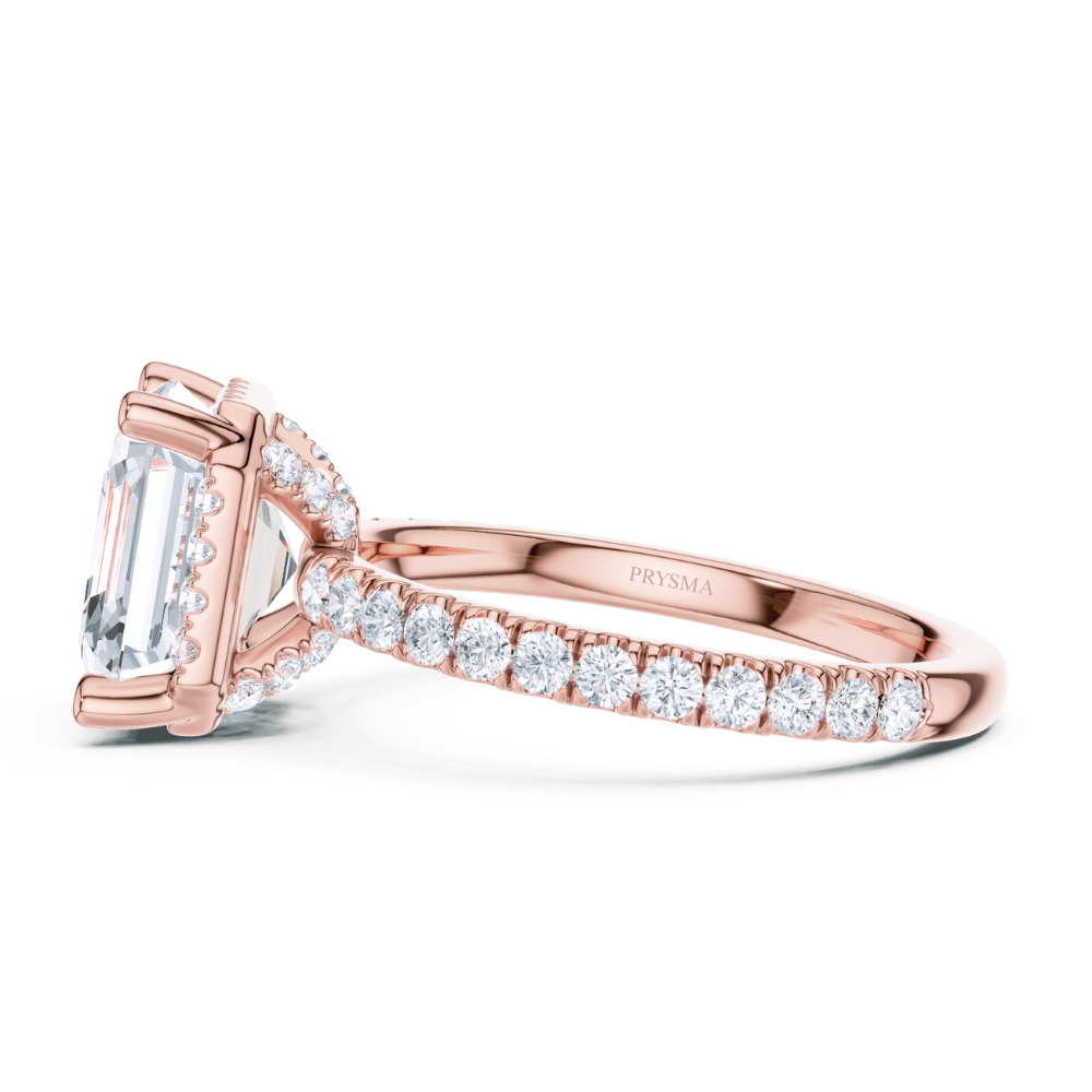 Majestic Radiance Asscher-Cut Ring