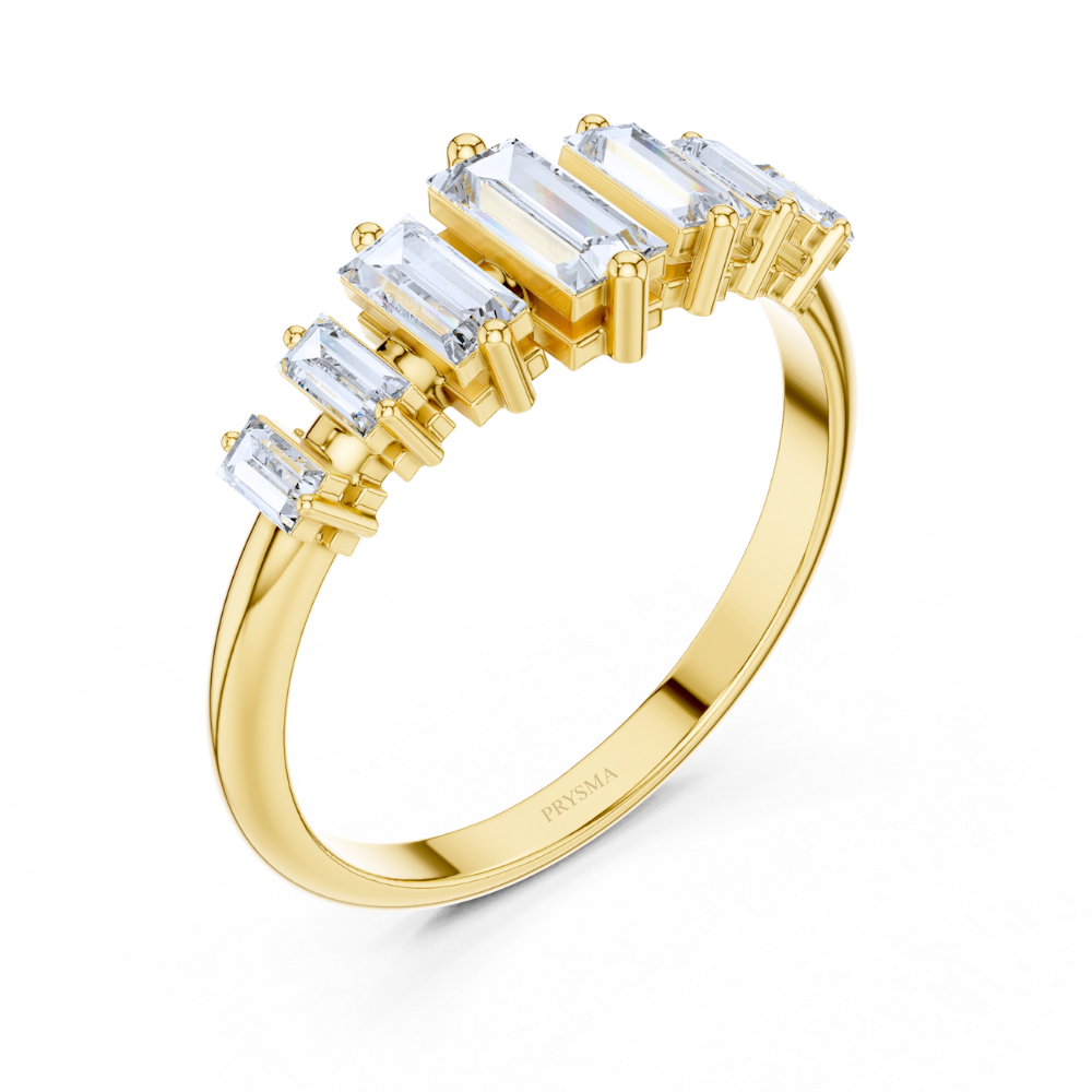 Aurora Baguette Ring