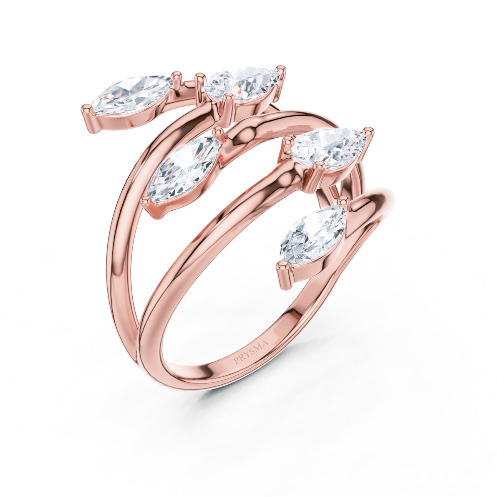 Aurora Marquise Cascade Ring