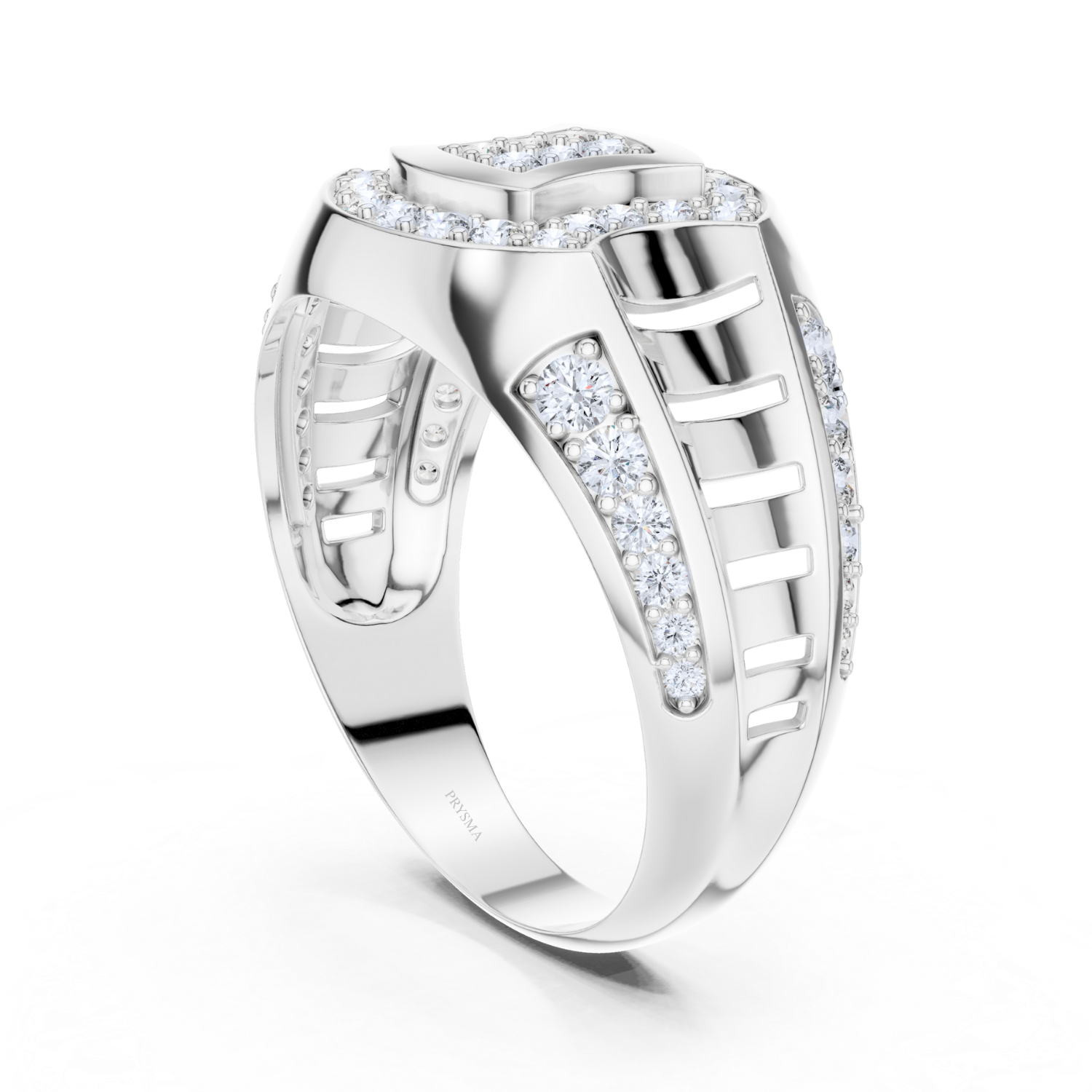 Majestic Ladder Diamond Ring