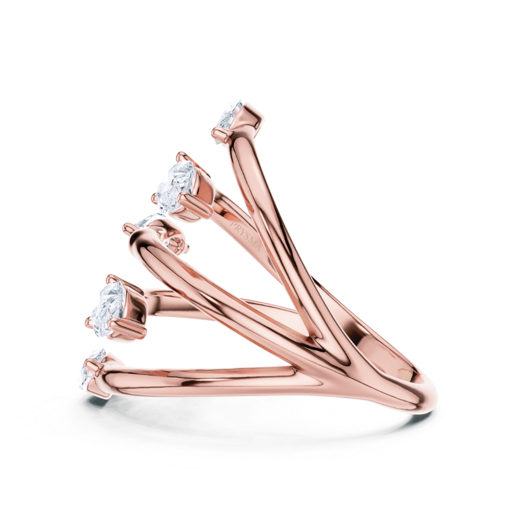 Aurora Marquise Cascade Ring