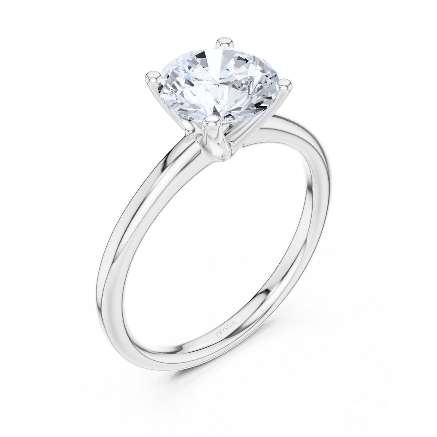 Classic Round Cut Solitaire Ring