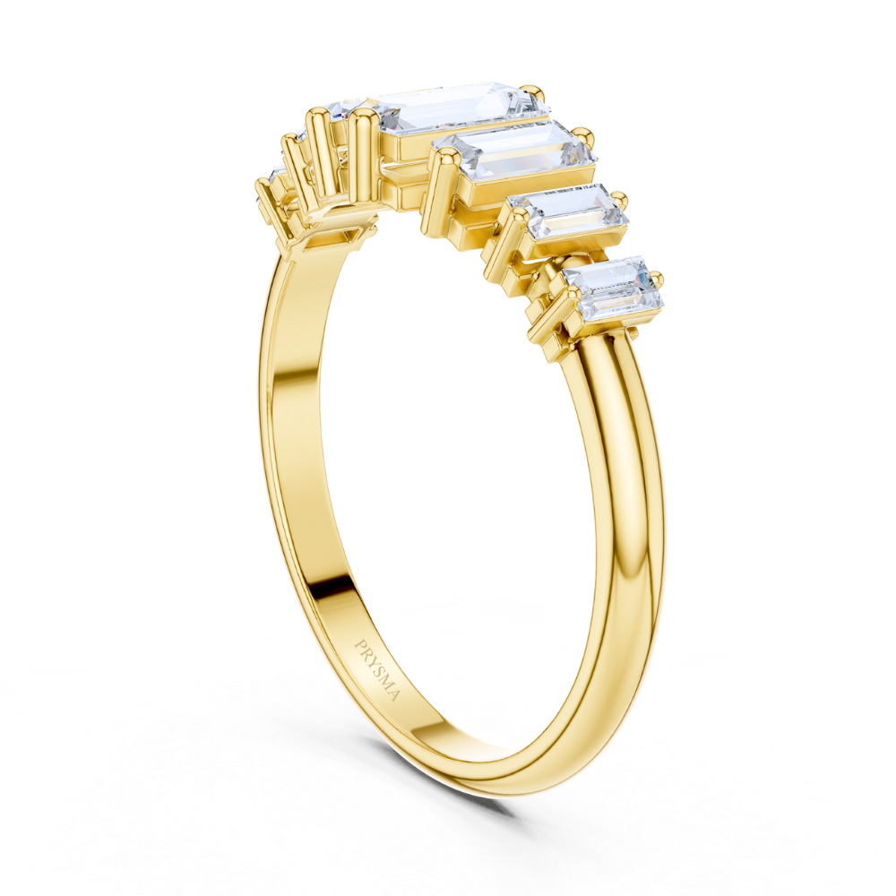 Aurora Baguette Ring
