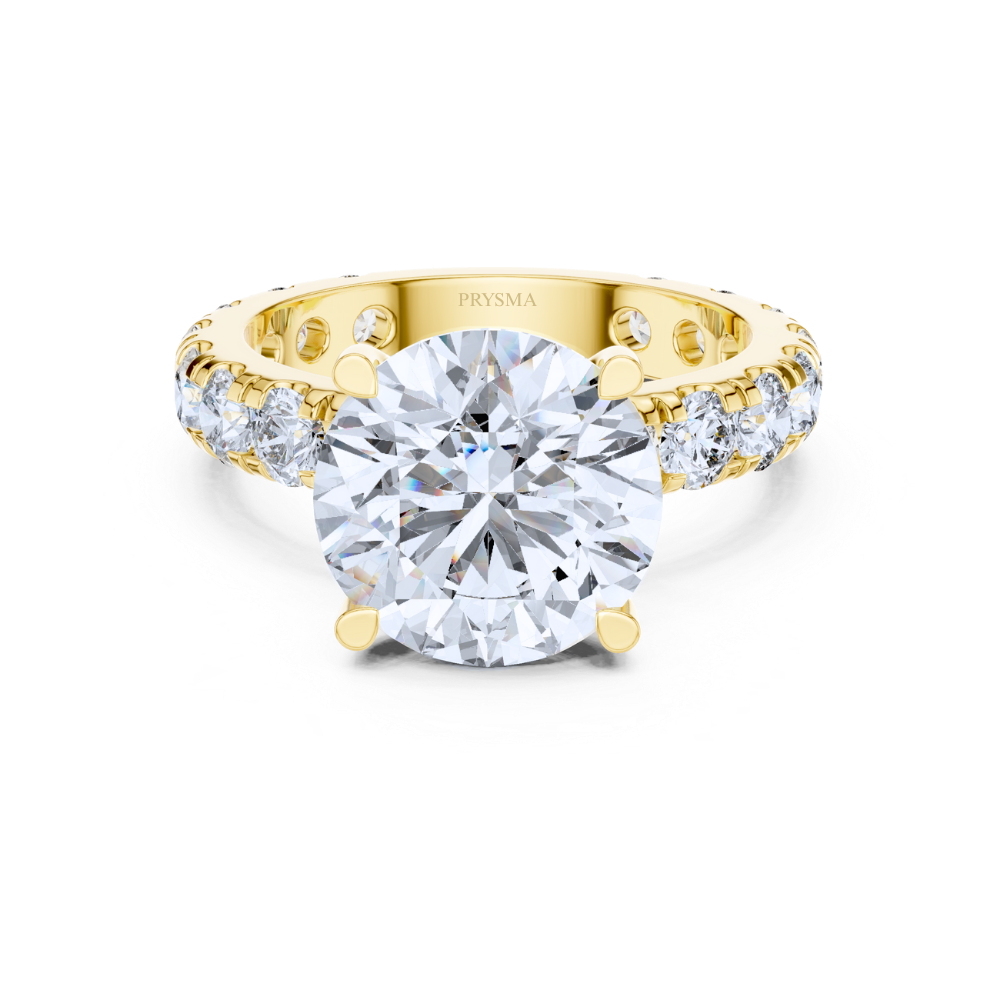 Lustrous Legacy Round Cut Diamond Ring