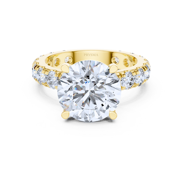 Lustrous Legacy Round Cut Diamond Ring