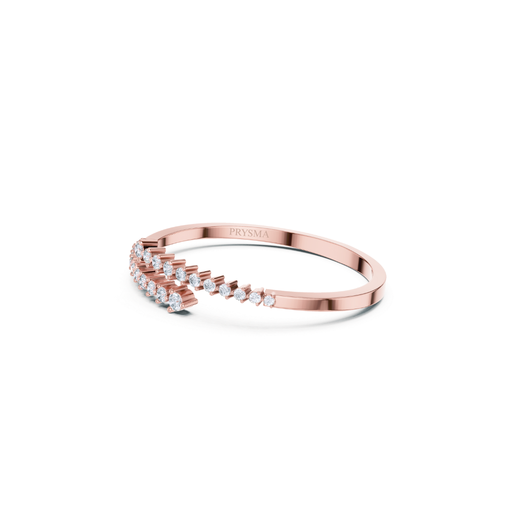 Vera Dual-Arrow Diamond Bangle