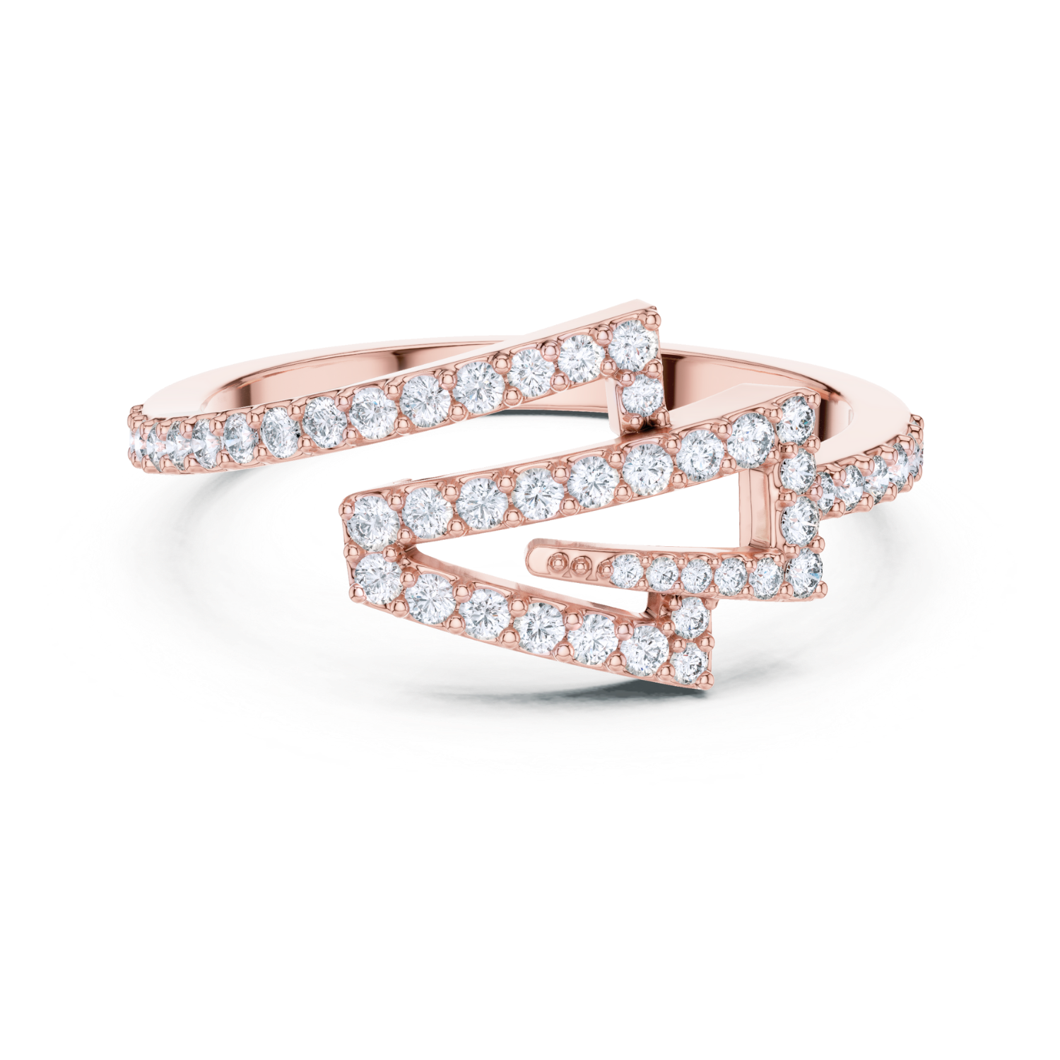 Geometric Grace Diamond Ring