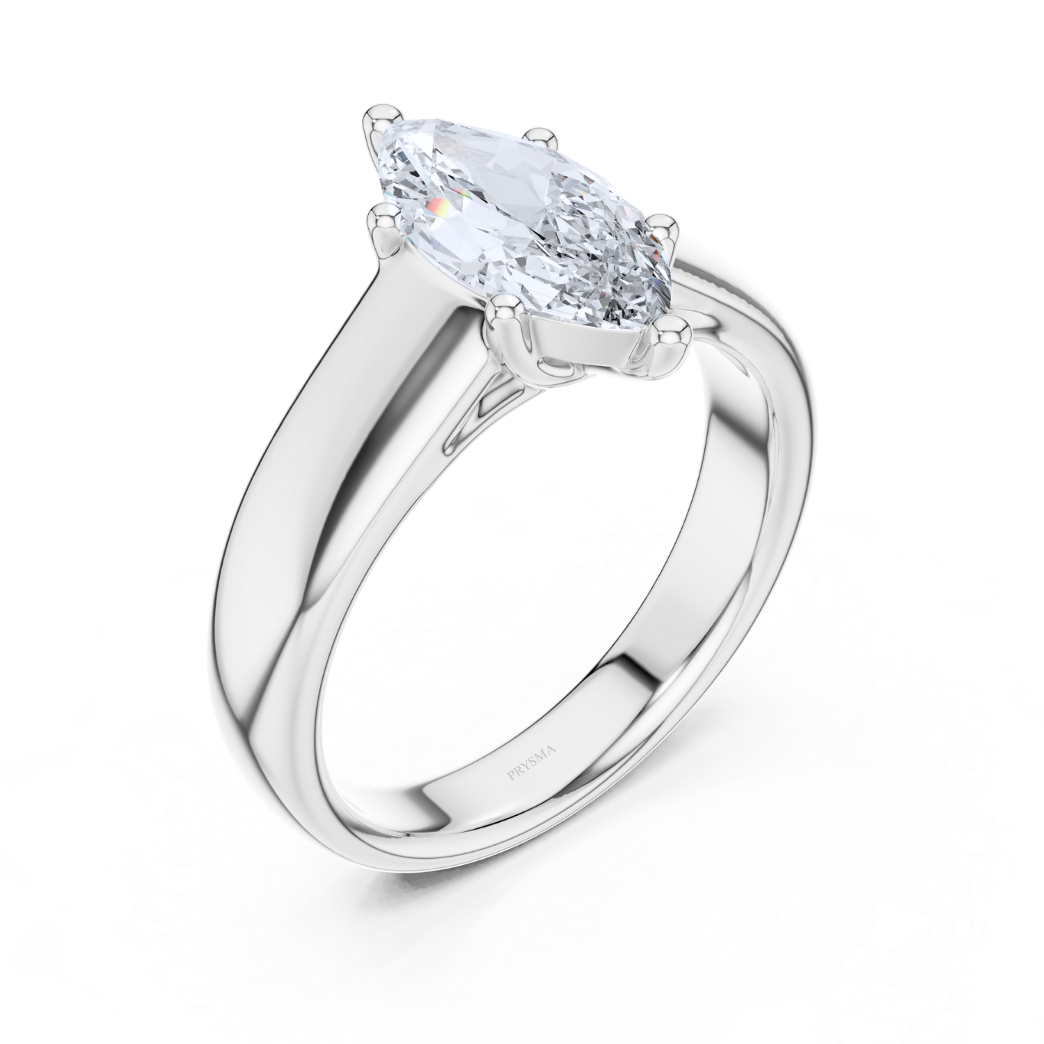 Bold Marquise-Cut Solitaire Ring