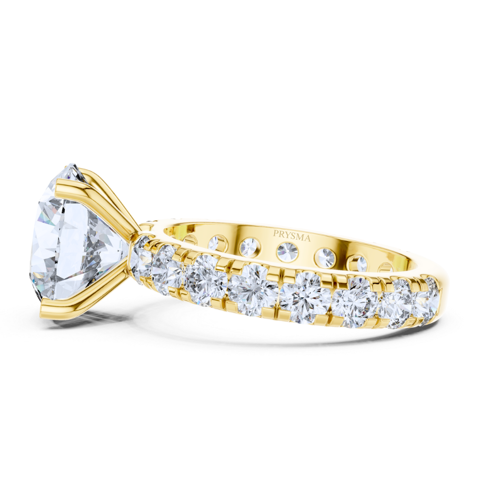 Lustrous Legacy Round Cut Diamond Ring