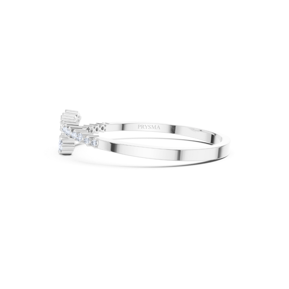 Vera Dual-Arrow Diamond Bangle
