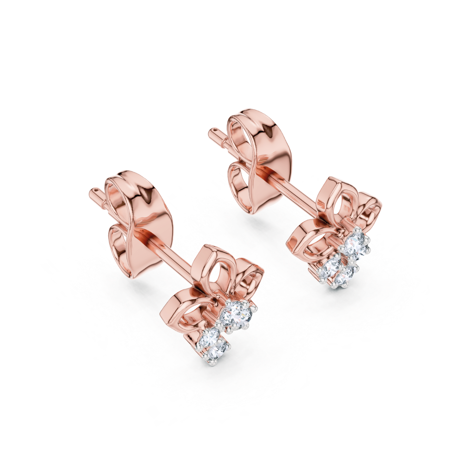 Fleur Diamond Drop Earrings