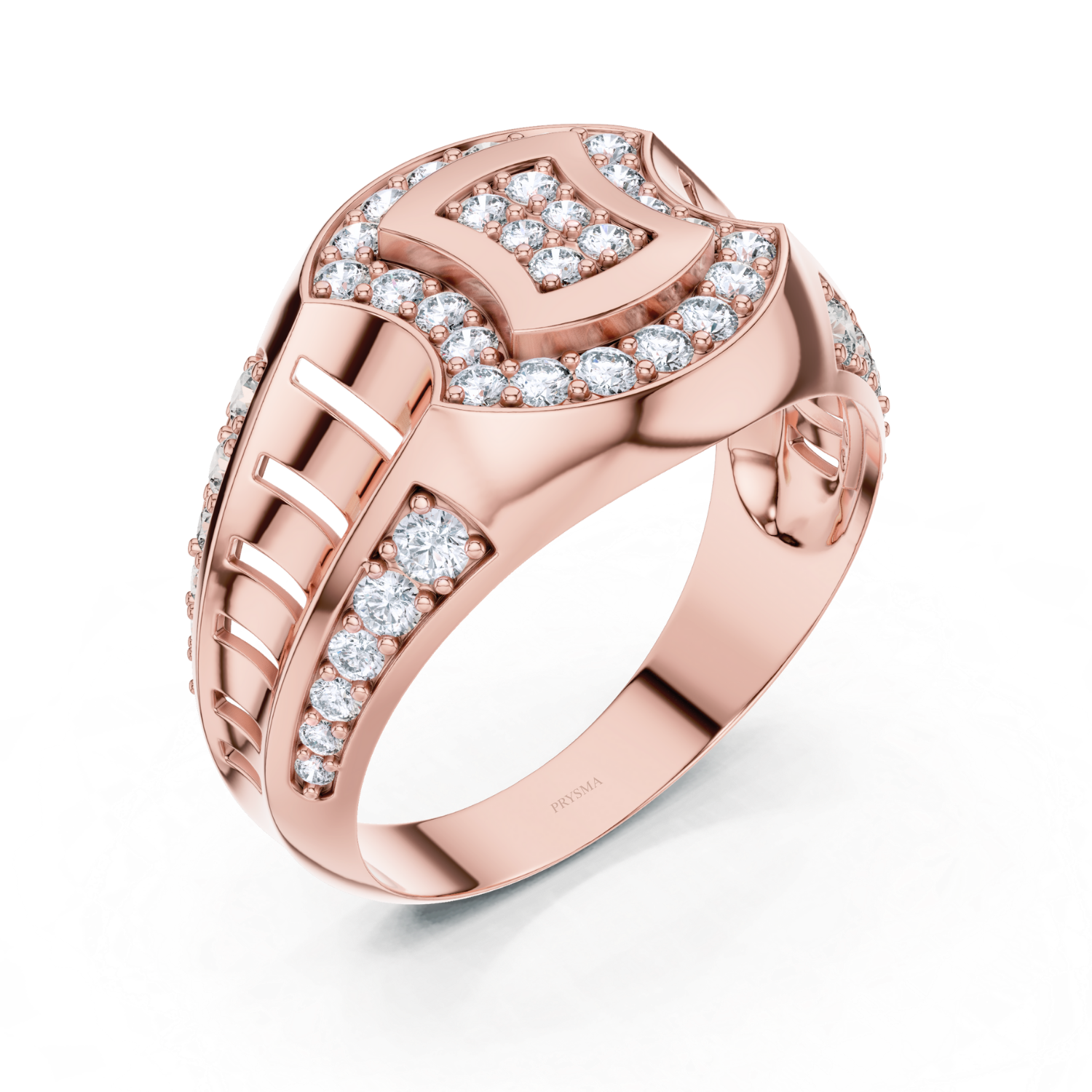 Majestic Ladder Diamond Ring