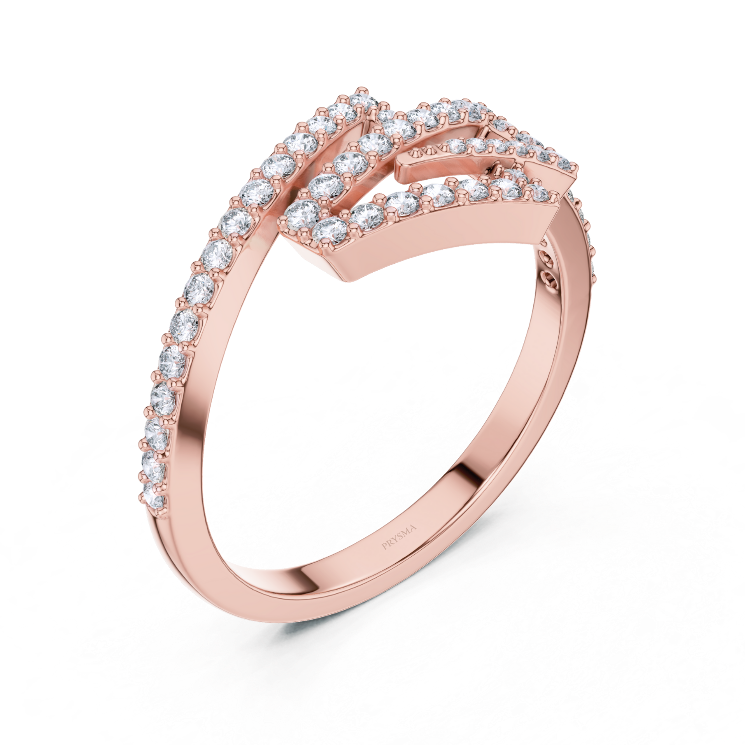 Geometric Grace Diamond Ring