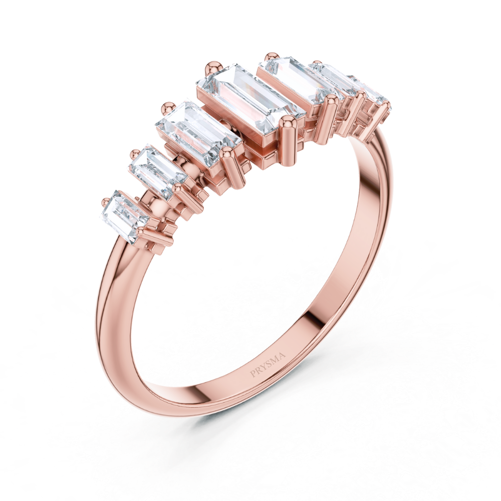 Aurora Baguette Ring