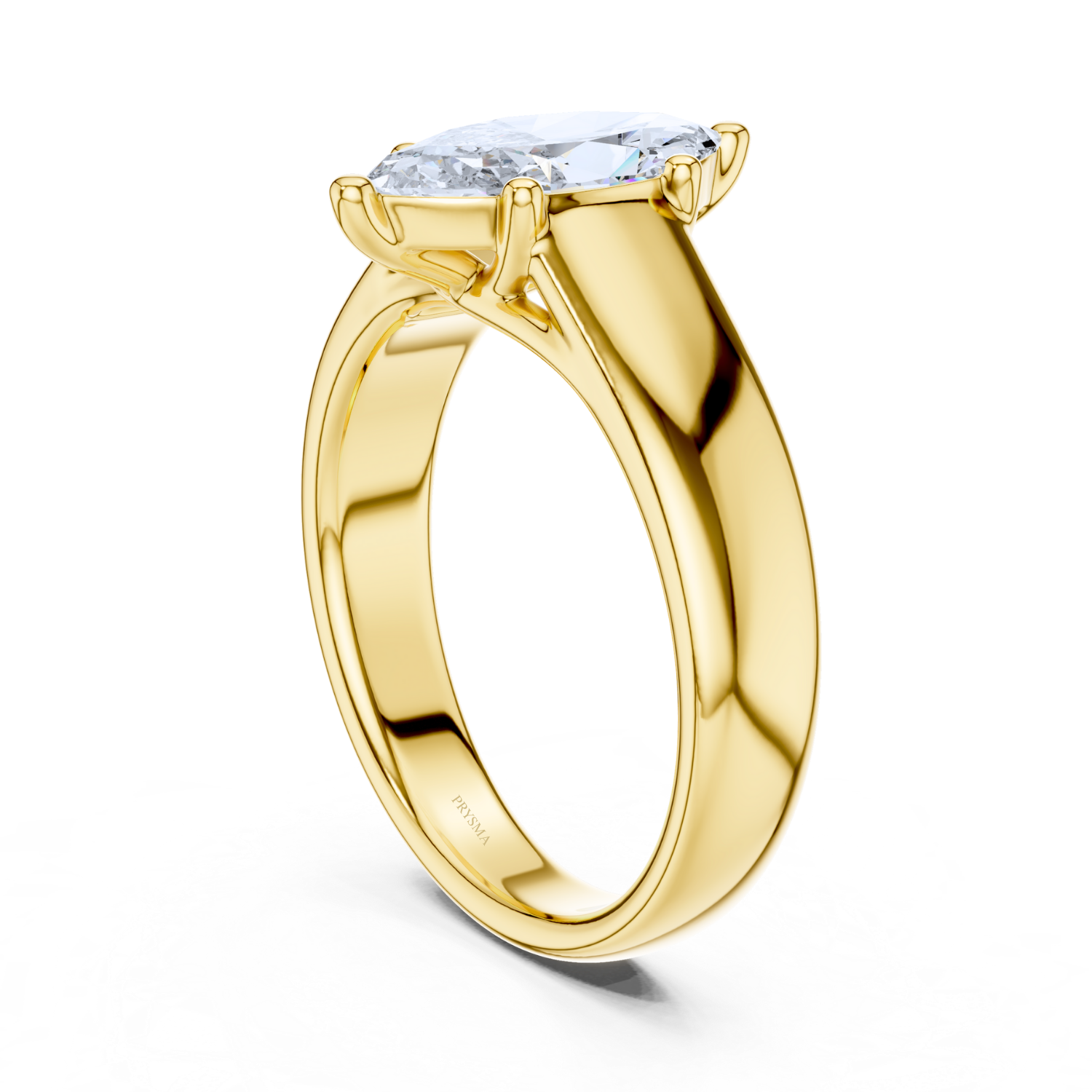 Bold Marquise-Cut Solitaire Ring