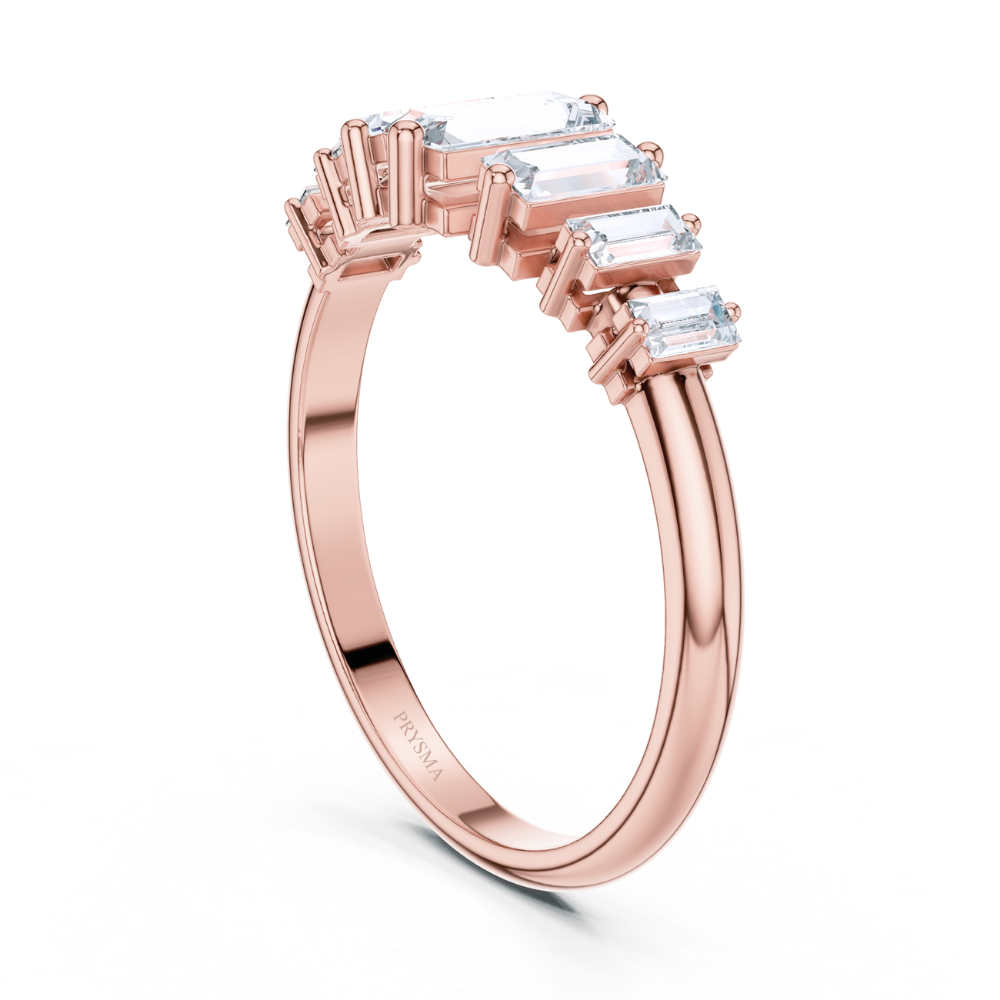 Aurora Baguette Ring