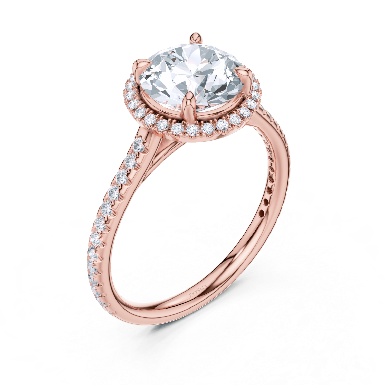 Radiant Halo Diamond Ring