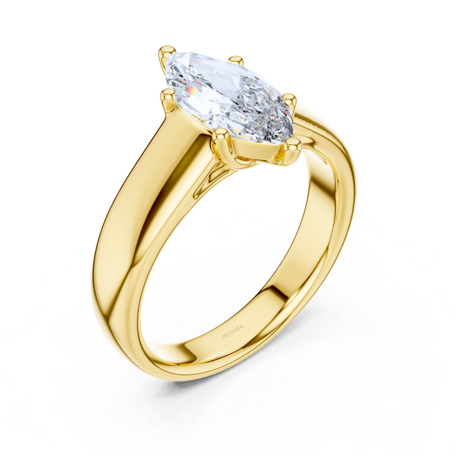 Bold Marquise-Cut Solitaire Ring